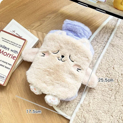 KentDO™ Hot Water Bottle – Plush Cozy Relief for Pain & Warmth