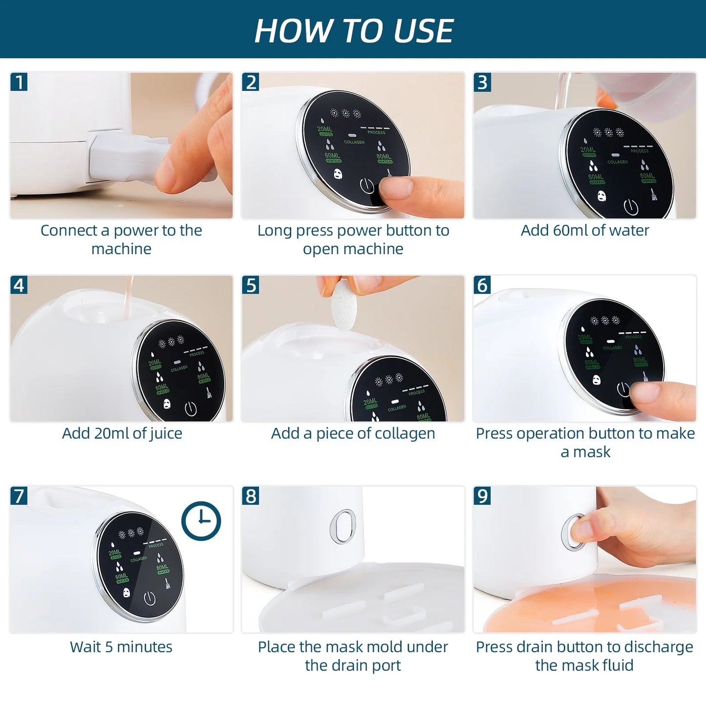 DIY Face Mask Machine for Fresh Natural Skincare at Home