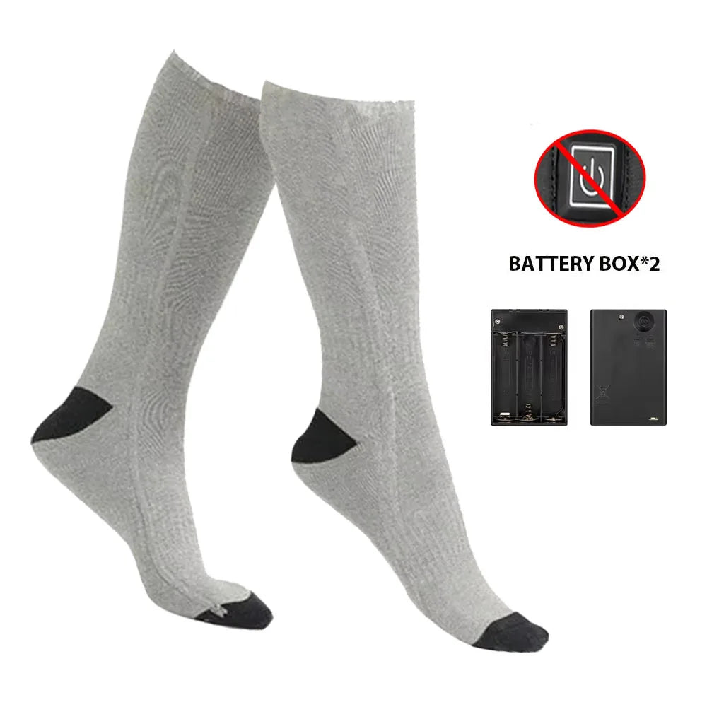 Heated Socks for Cold Feet – Battery-Powered Winter Warmth