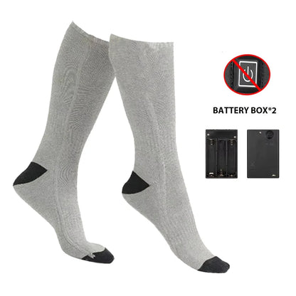 Heated Socks for Cold Feet – Battery-Powered Winter Warmth