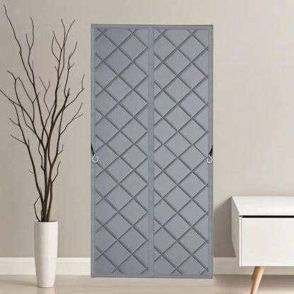 Winter Magnetic Insulated Door Curtain for Energy Saving