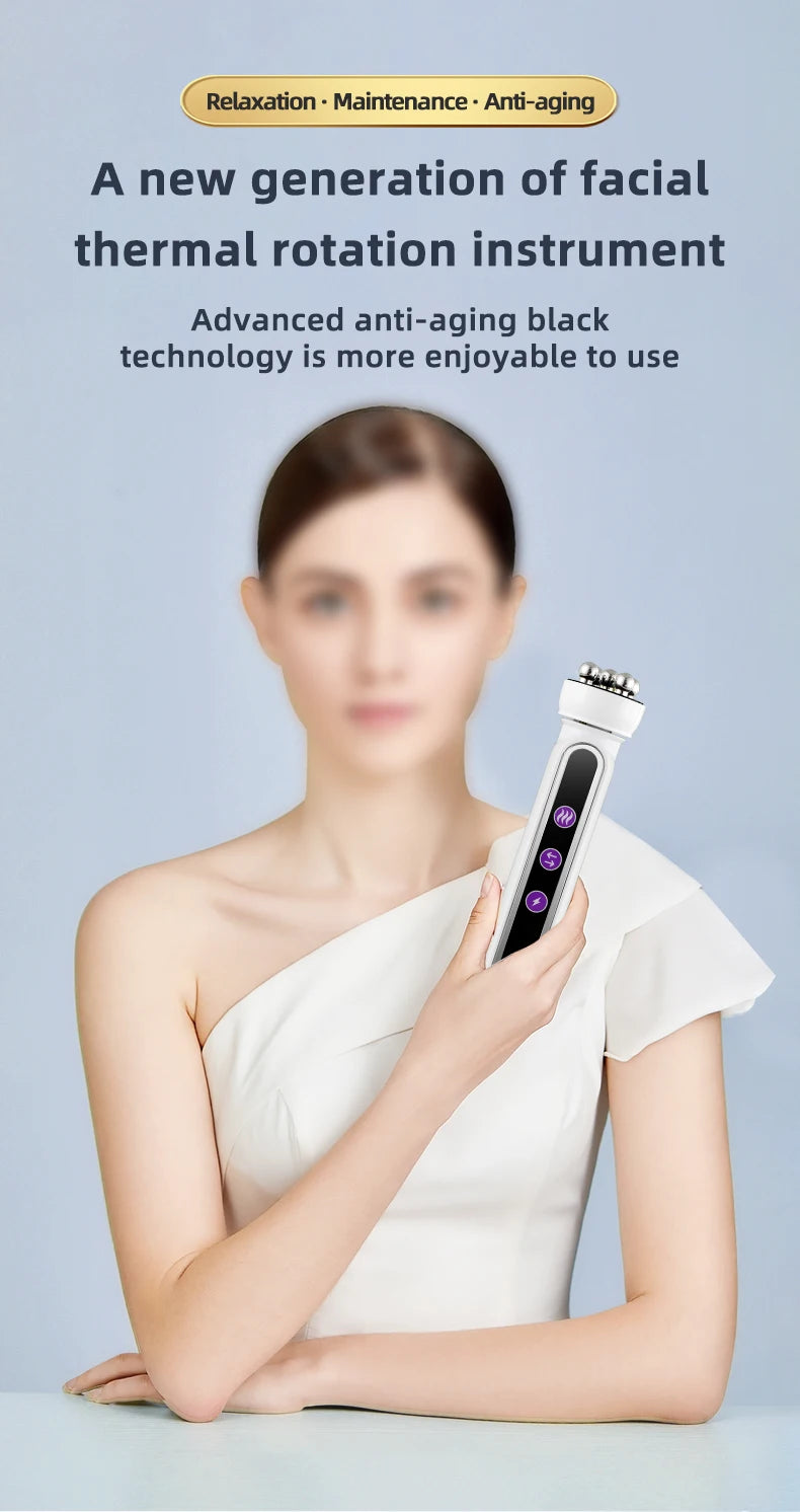 KentDO™ 3-in-1 RF EMS Face Roller – Lift & Firm Skin
