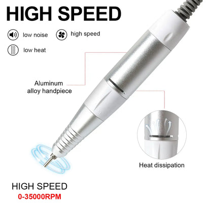 KentDO™ Electric Nail Drill Pen – 35,000RPM Pro Precision