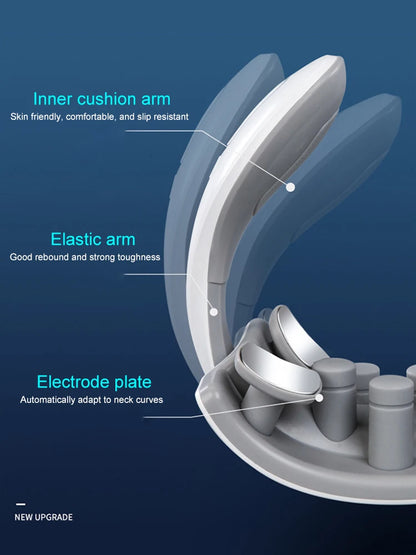 KentDO™ 4-Head Neck Massager with Heat & Vibration Relief