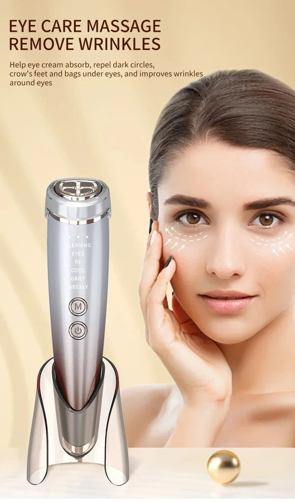 KentDO™ EMS Facial Massager 6-in-1 | Face & Eye Lifting