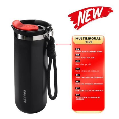 KentDO™ Thermal Coffee Travel Mug – Leakproof & Insulated