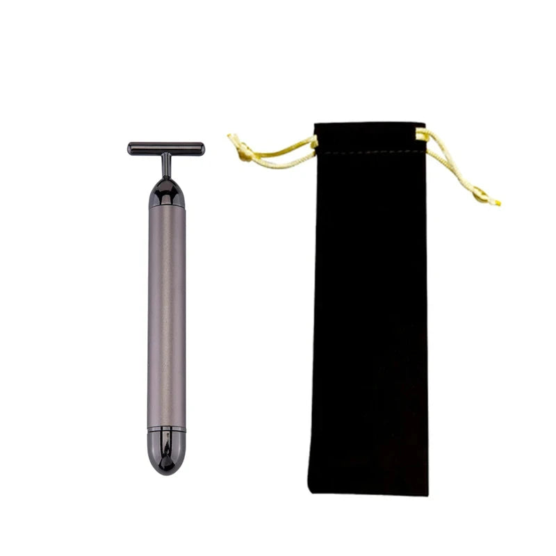 KentDO™ 24K Gold T-Shape Beauty Roller – Face Lift & Glow