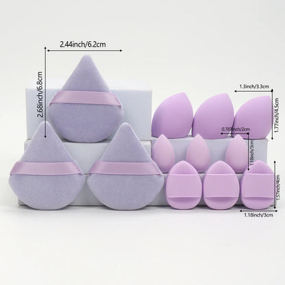 KentDO™ 12-Piece Makeup Sponge Set – Flawless Application