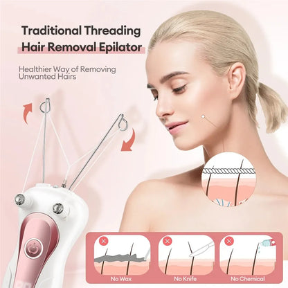 KentDO™ Electric Body Hair Remover – Cotton Thread Epilator