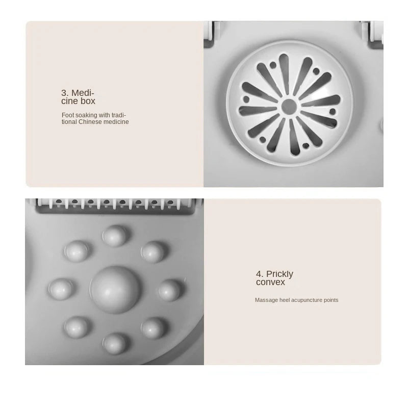 KentDO™ Heated Foot Bath Massager for Deep Relaxation