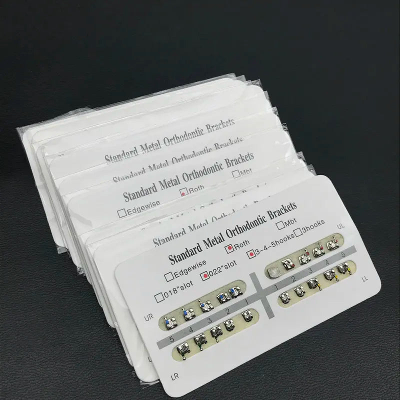 Dental Metal Brackets for Precise Orthodontic Alignment