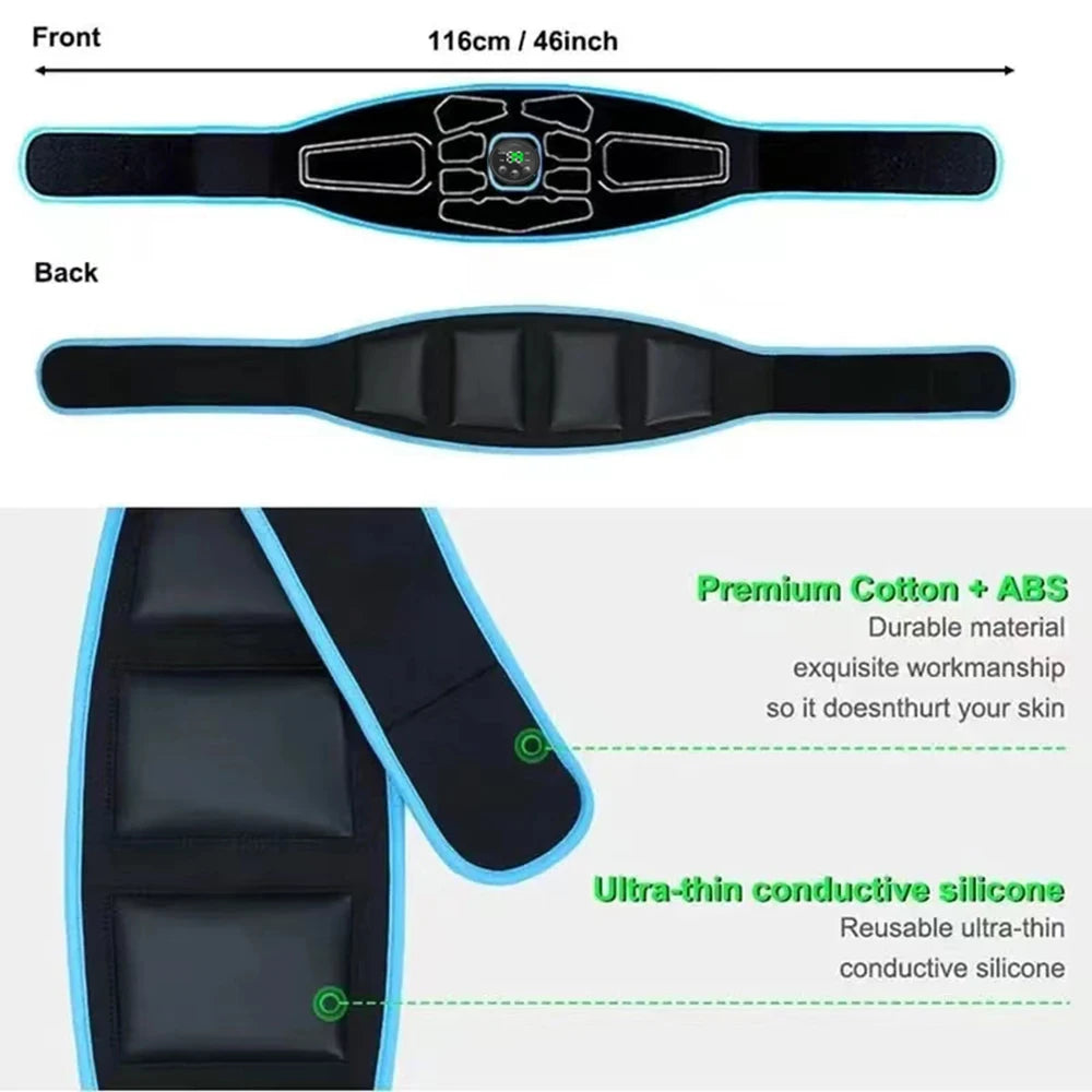KentDO™ EMS Abdominal Toning Belt – Slim & Tone at Home