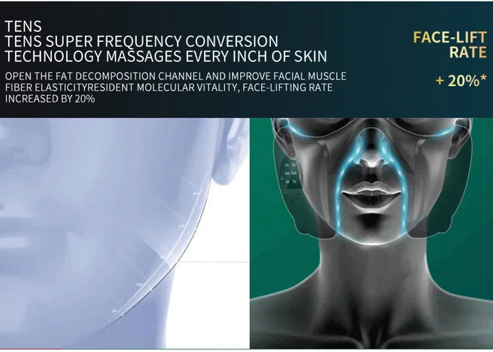 KentDO™ Microcurrent Face Massager for Lifting & Firming