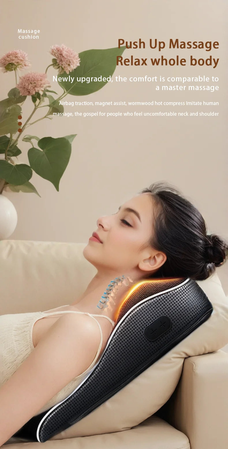 KentDO™ Electric Massage Neck Pillow with Heat Relief