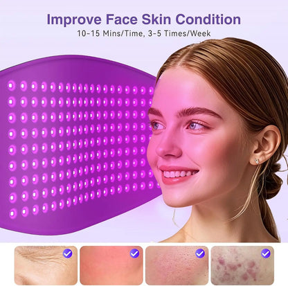 Red Light Therapy Mask with 720 LEDs for Youthful Skin