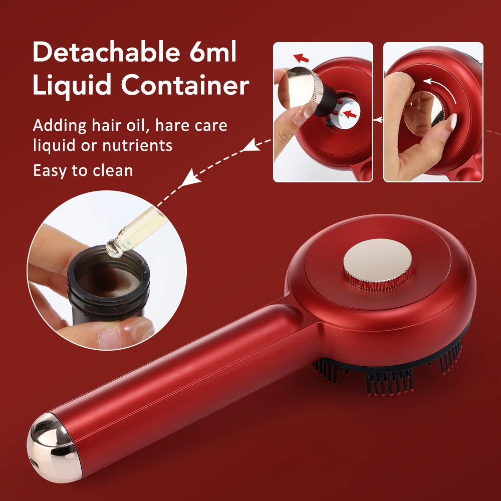KentDO™ Electric Scalp Massager – Light Therapy for Hair Growth