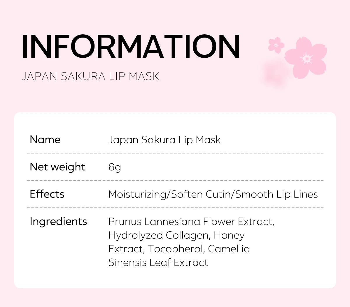 KentDO™ Cherry Blossom Lip Mask – Hydrating & Exfoliating Care