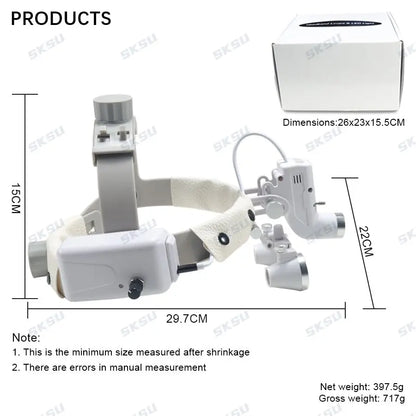 KentDO™ LED Dental Headlight – Adjustable 5W Surgical Lamp