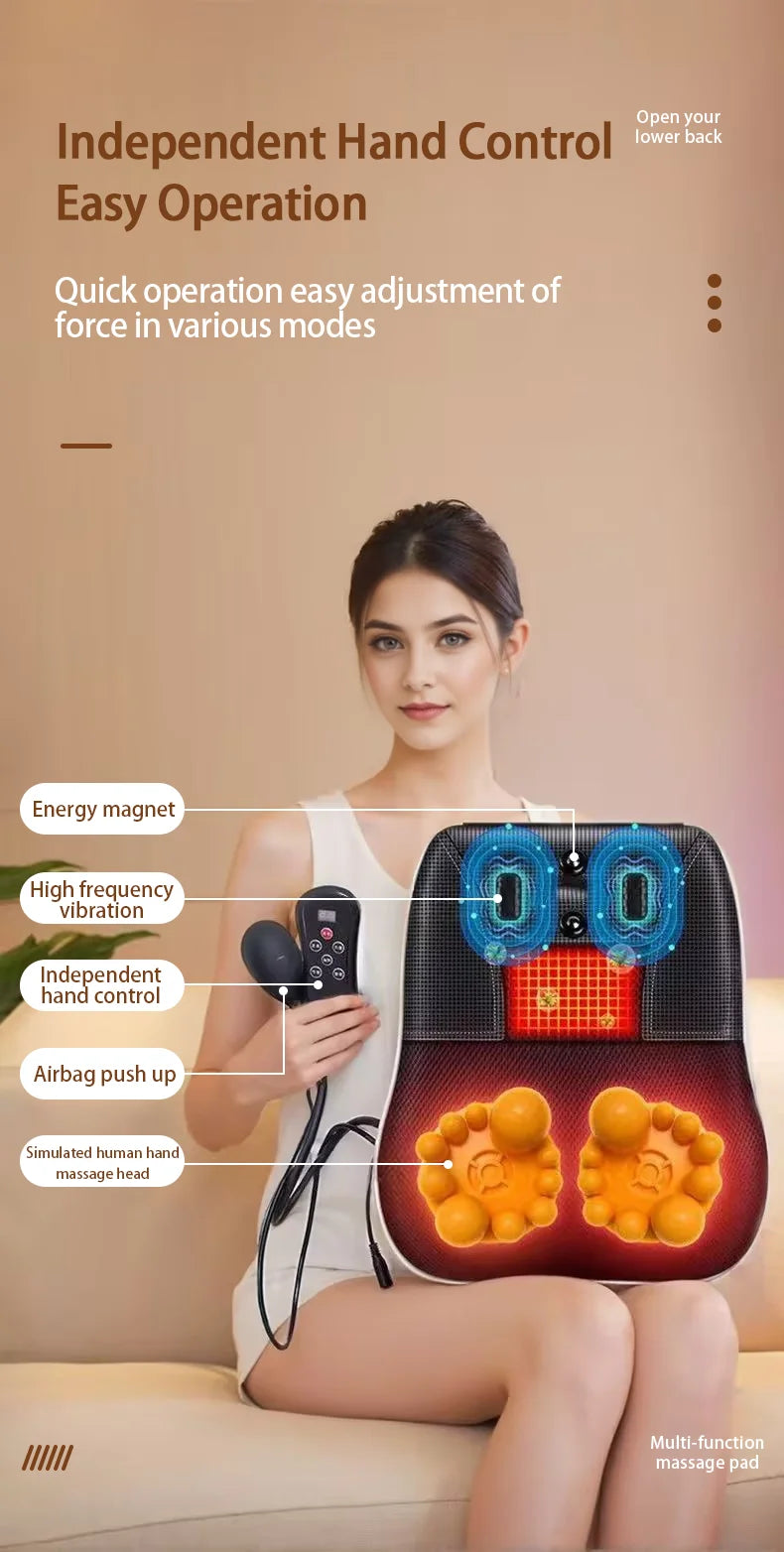 KentDO™ Electric Massage Neck Pillow with Heat Relief