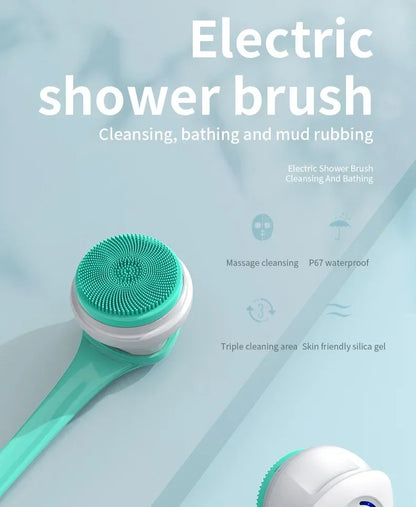 KentDO™ Electric Shower Brush – Deep-Cleansing & Massage Spa