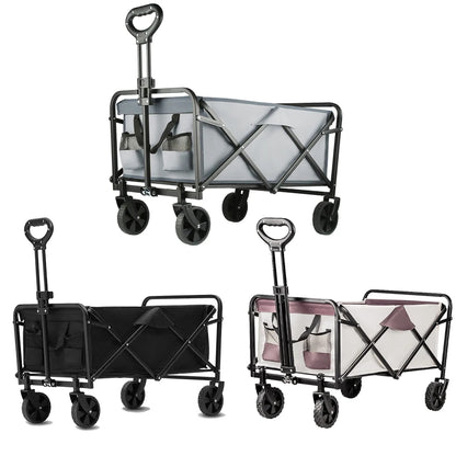 Heavy Duty Folding Wagon with Large Capacity Storage Cart
