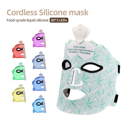 KentDO™ 7-Color LED Silicone Face Mask for Skin Repair & Brightening