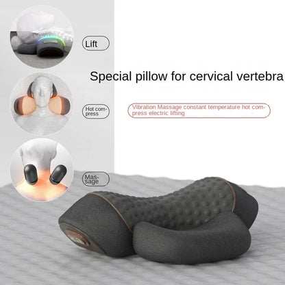Electric Neck Massager Pillow with Heat & Vibration Relief