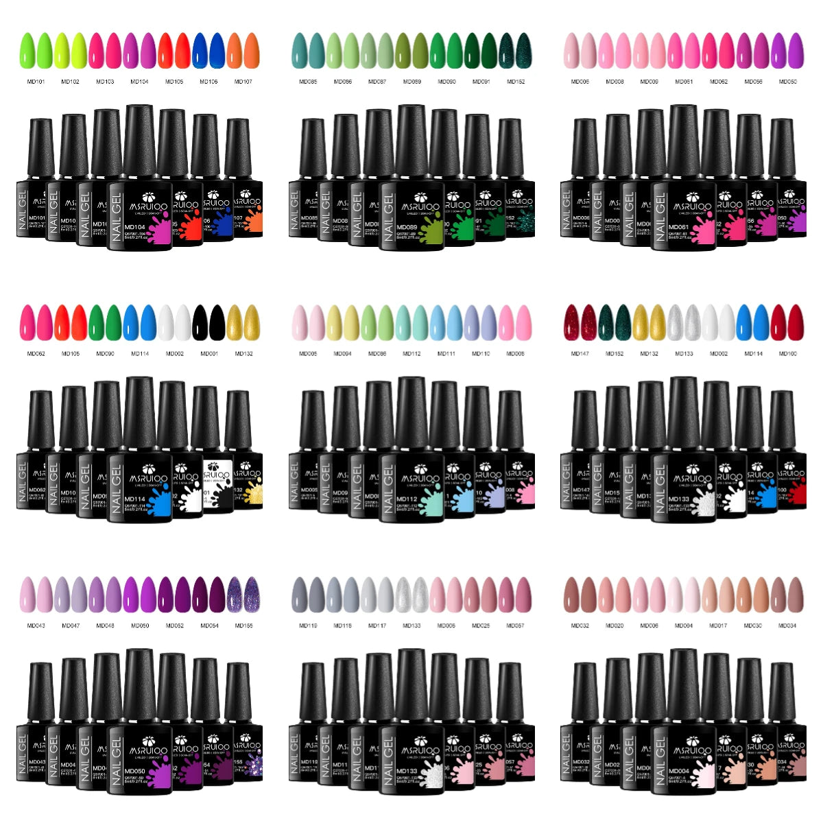 nail salon gel colors - KentDO
