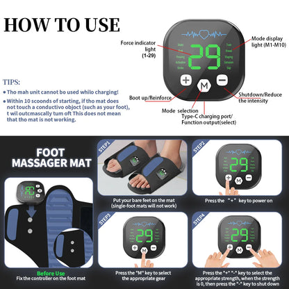 KentDO™ Plantar Foot Massager Pad for Deep Muscle Relief