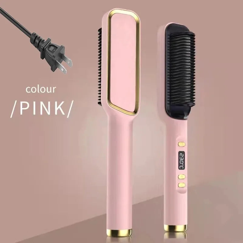 hair straightening brush - KentDO