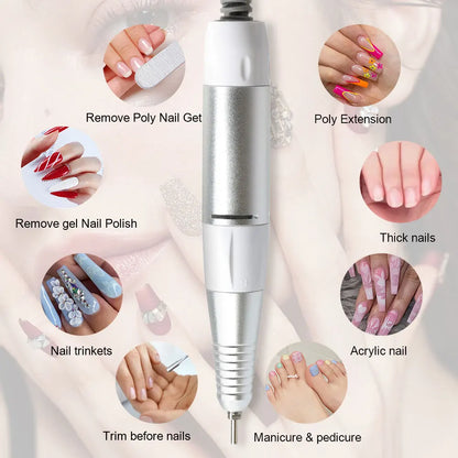 KentDO™ Electric Nail Drill Pen – 35,000RPM Pro Precision