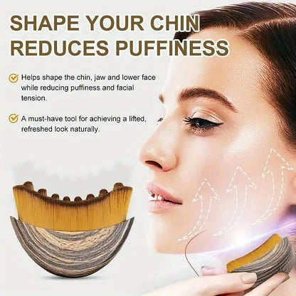 Lymphatic Face Brush for Sculpting & De-Puffing Facial Care!