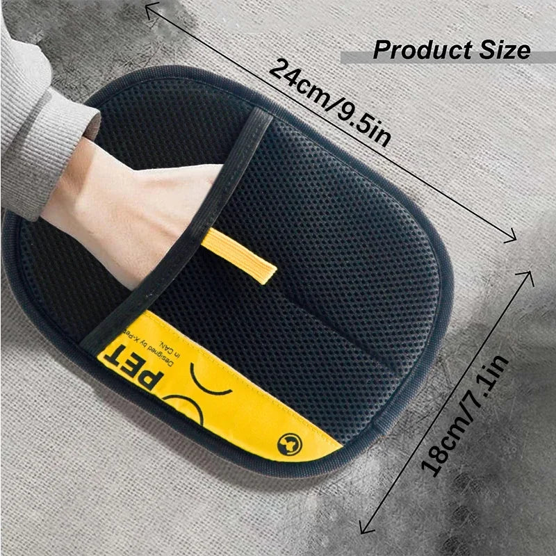 Pet Hair Remover Glove for Dogs & Cats – Reusable & Washable