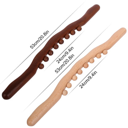 KentDO™ Wooden Gua Sha Roller – Back Massage & Relaxation