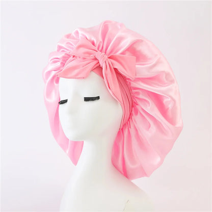 KentDO™ Satin Bonnet for Women – Adjustable Sleep Cap