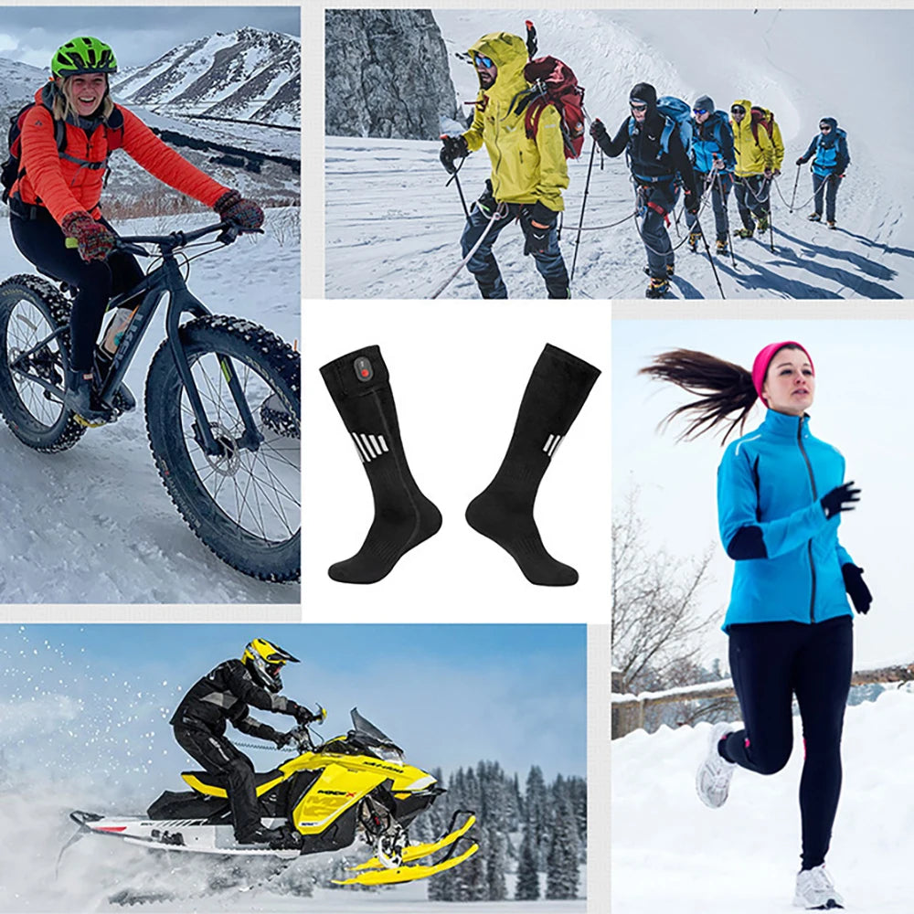 Heated Socks for Cold Feet – Battery-Powered Winter Warmth