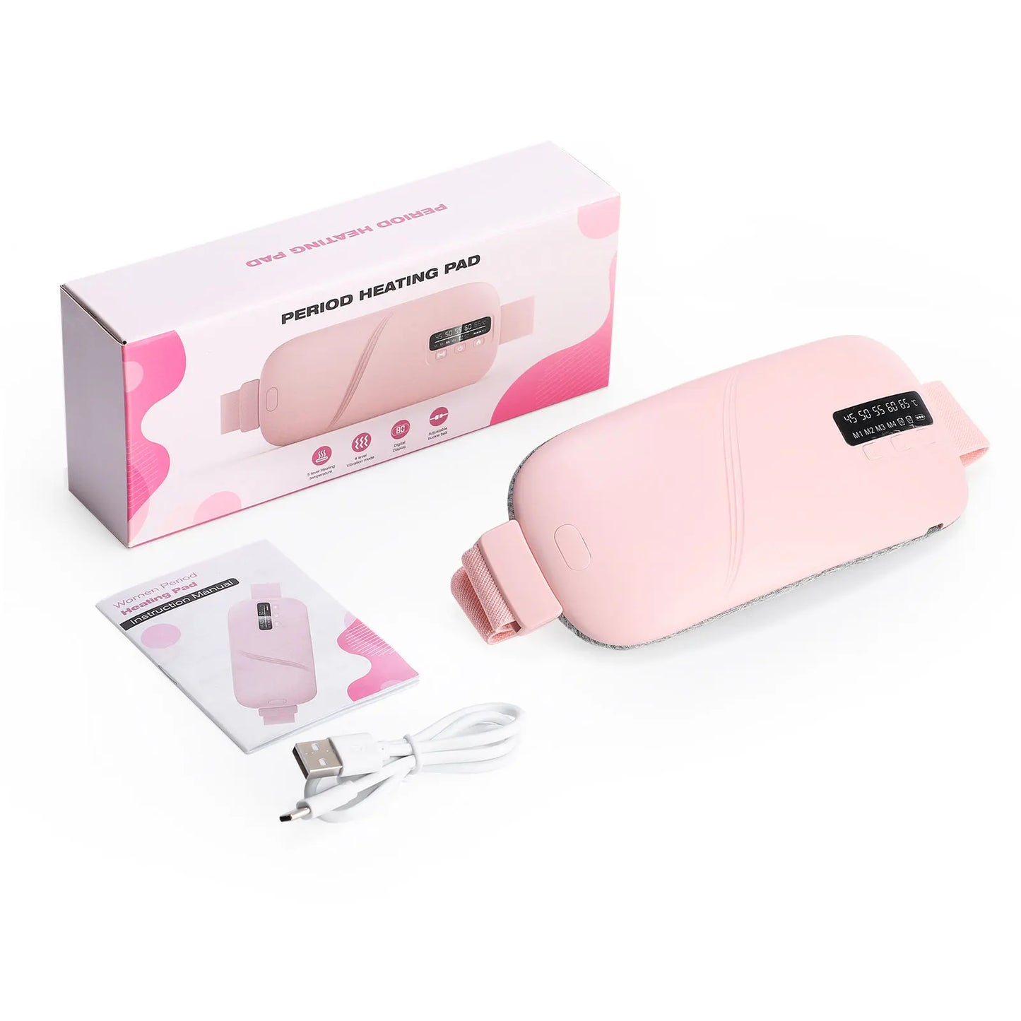 Menstrual Heating Belt with Vibration for Fast Relief