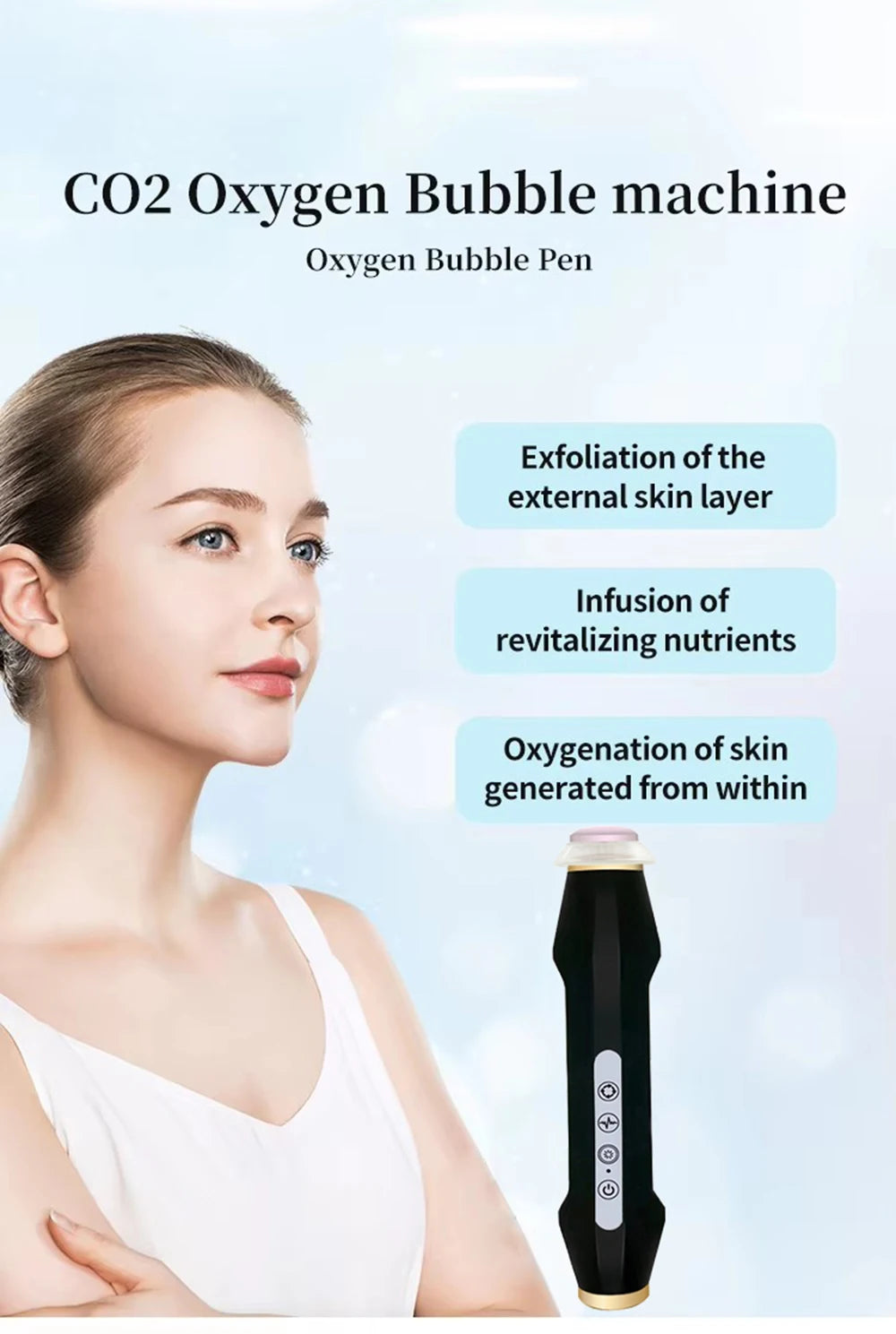 KentDO™ CO2 Oxygen Facial Device – Wrinkle & Skin Rejuvenator