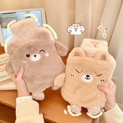 KentDO™ Hot Water Bottle – Plush Cozy Relief for Pain & Warmth