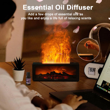mini flame humidifier for relaxation - KentDO