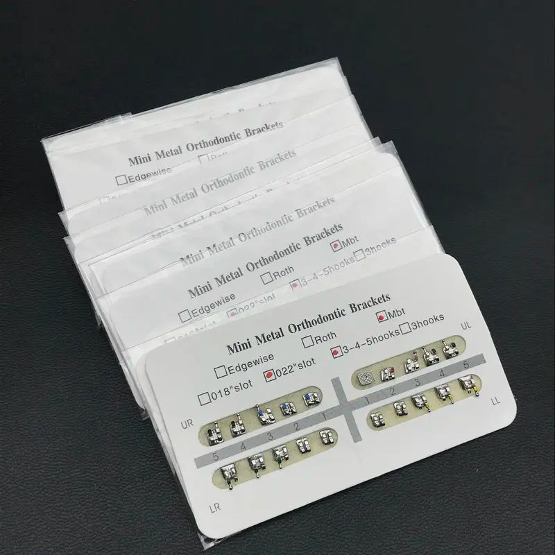 Dental Metal Brackets for Precise Orthodontic Alignment