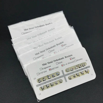 Dental Metal Brackets for Precise Orthodontic Alignment