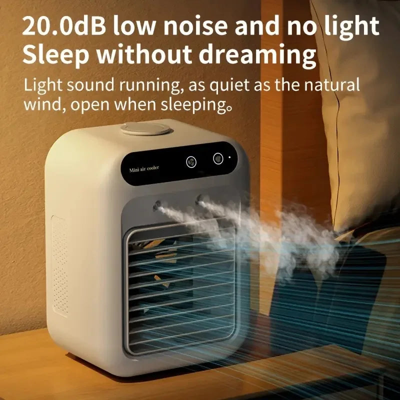Portable Air Cooler Fan | Quiet 9-Blade USB Personal Cooling
