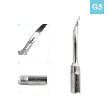 KentDO™ 5pcs Dental Ultrasonic Scaler Tips – Precision Cleaning