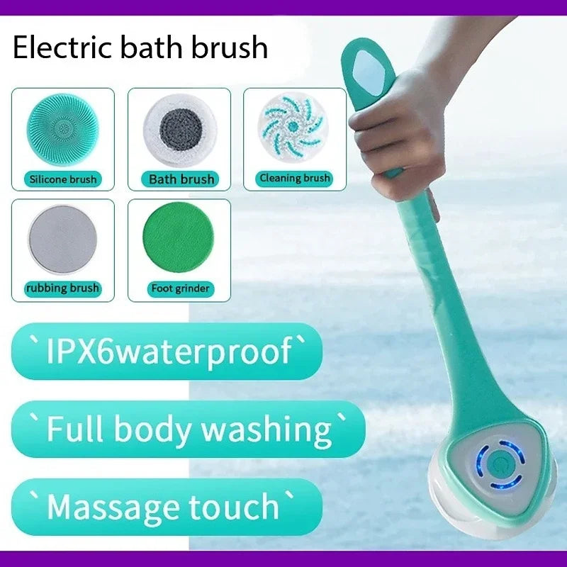 KentDO™ Electric Shower Brush – Deep-Cleansing & Massage Spa