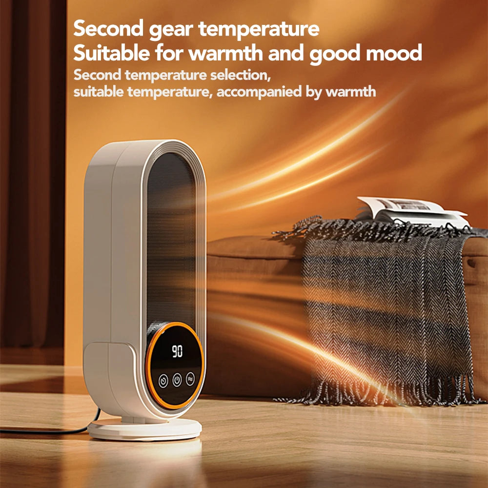 Portable Electric Fan Heater 1200W – Fast & Safe Heating