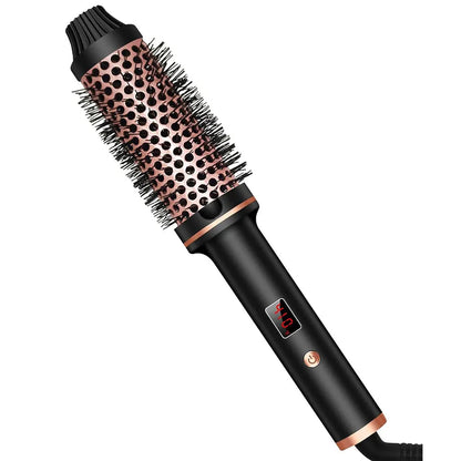 KentDO™ 1.5" Heated Curling Brush – Ceramic Hair Styler