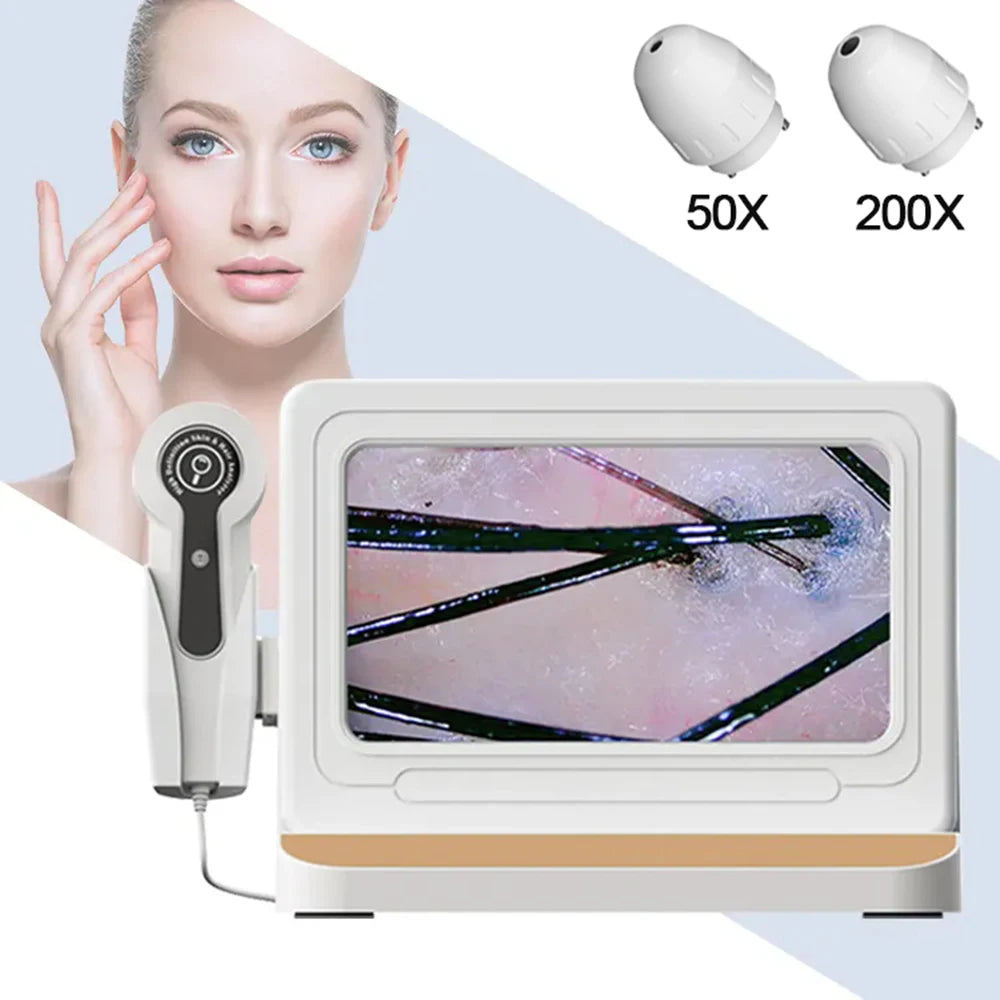 LCD Scalp Analyzer 50X/200X for Professional Hair Testing