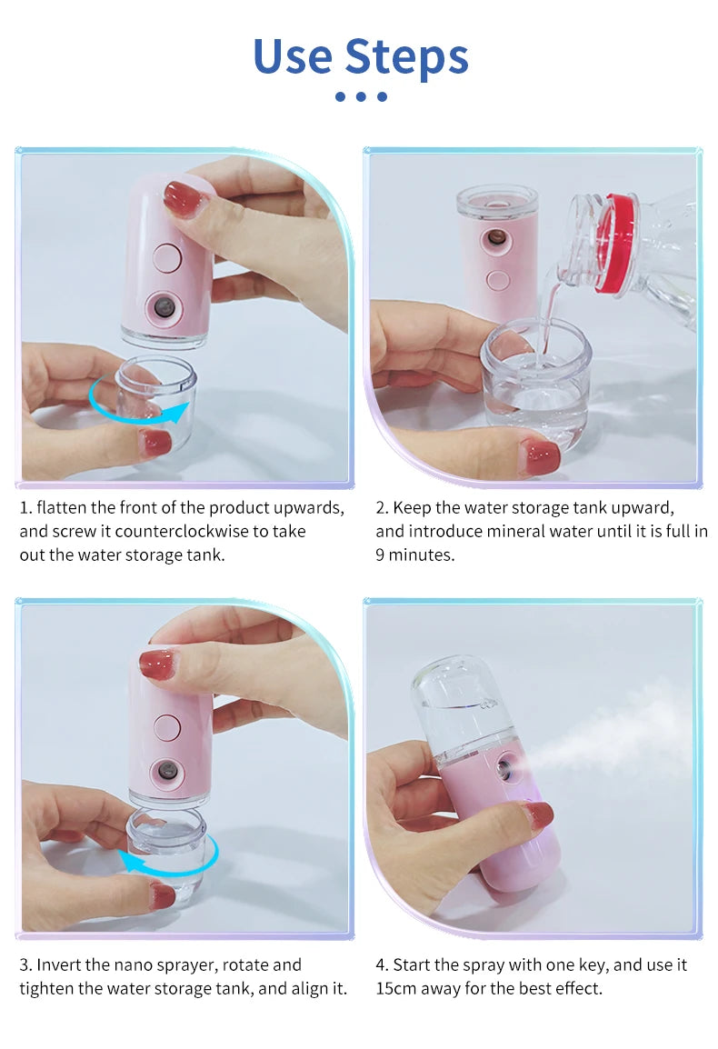 KentDO™ Nano Mist Sprayer – Hydrate Anywhere