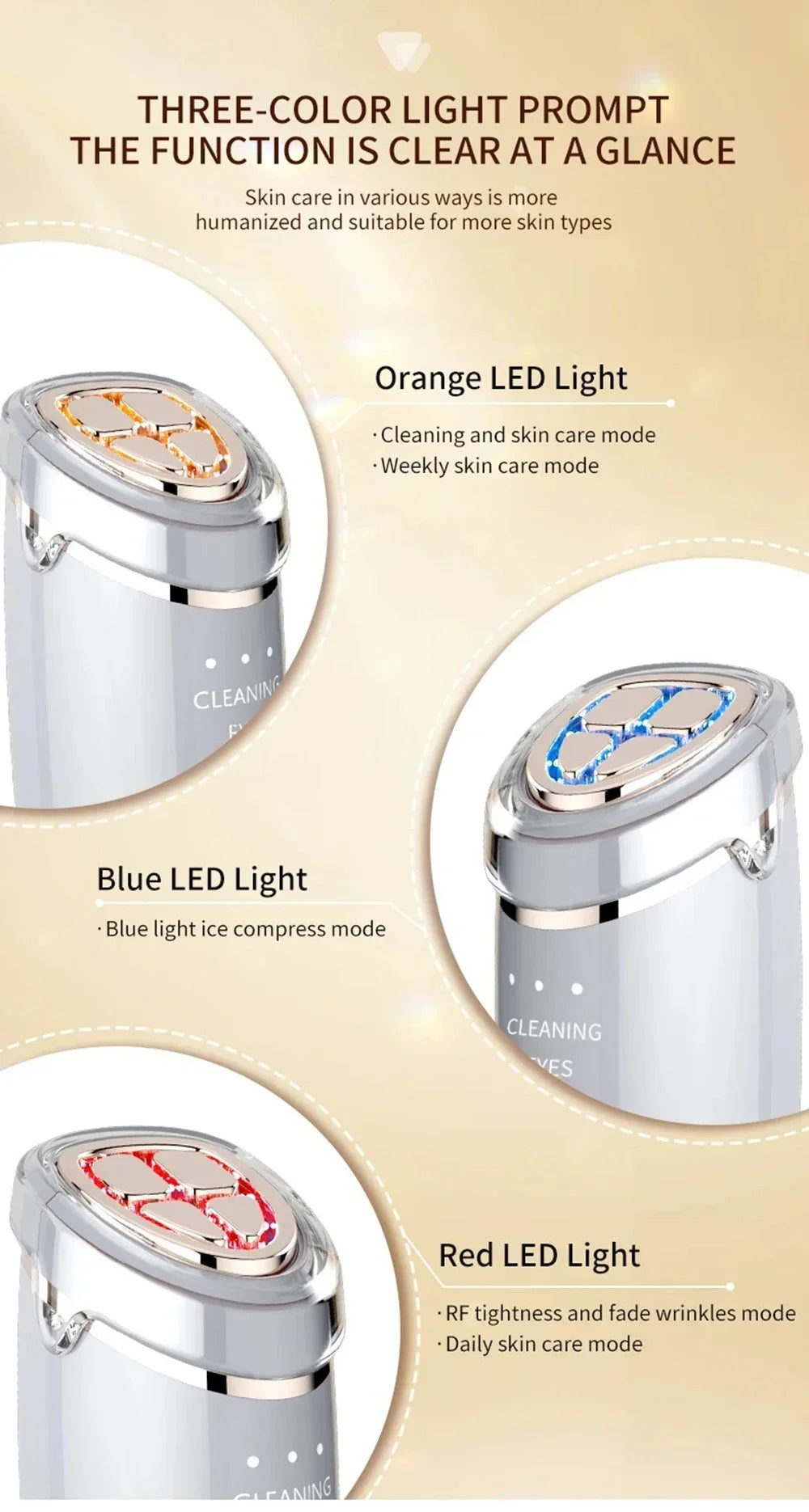 KentDO™ EMS Facial Massager 6-in-1 | Face & Eye Lifting